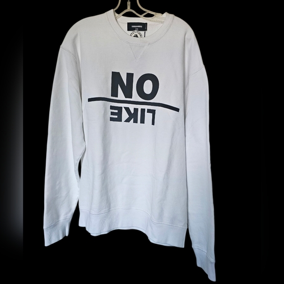 DSQUARED2 No Like Sweatshirt NWT - Size XXL